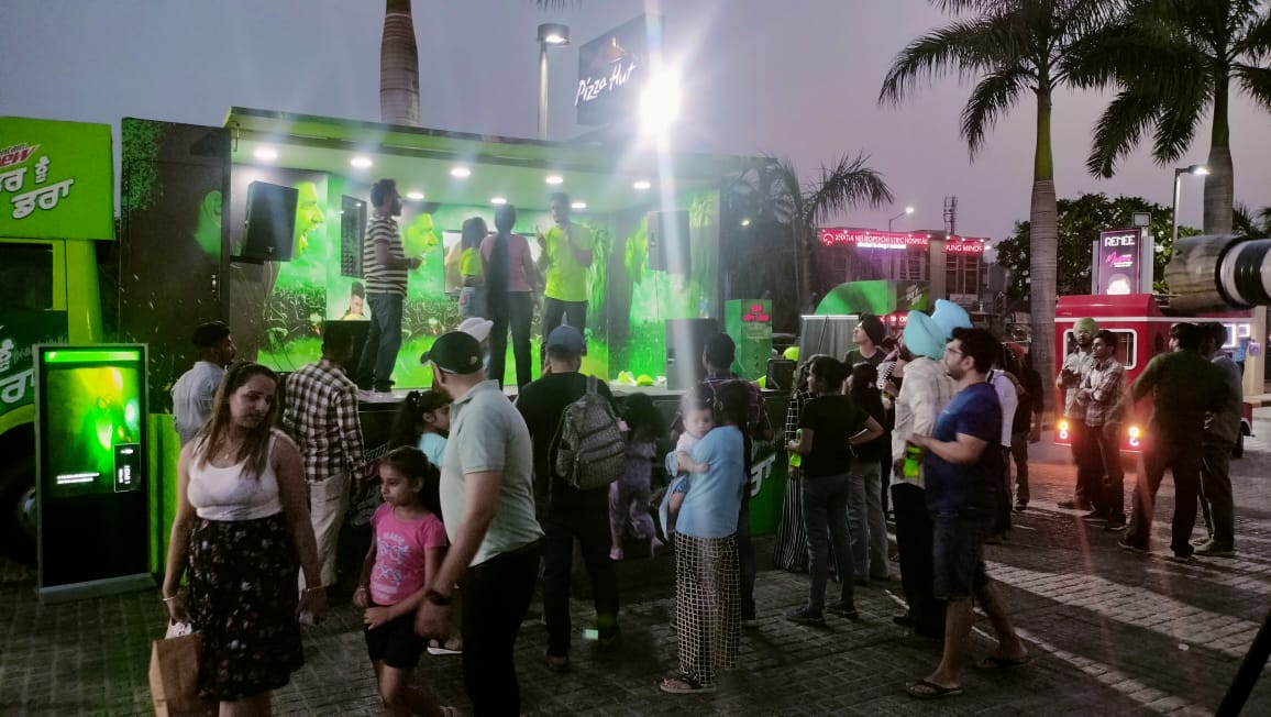 Mountain Dew did exclusive canter activity at VR Ambarsar