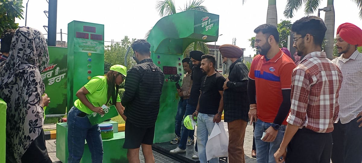 Mountain Dew did exclusive canter activity at VR Ambarsar