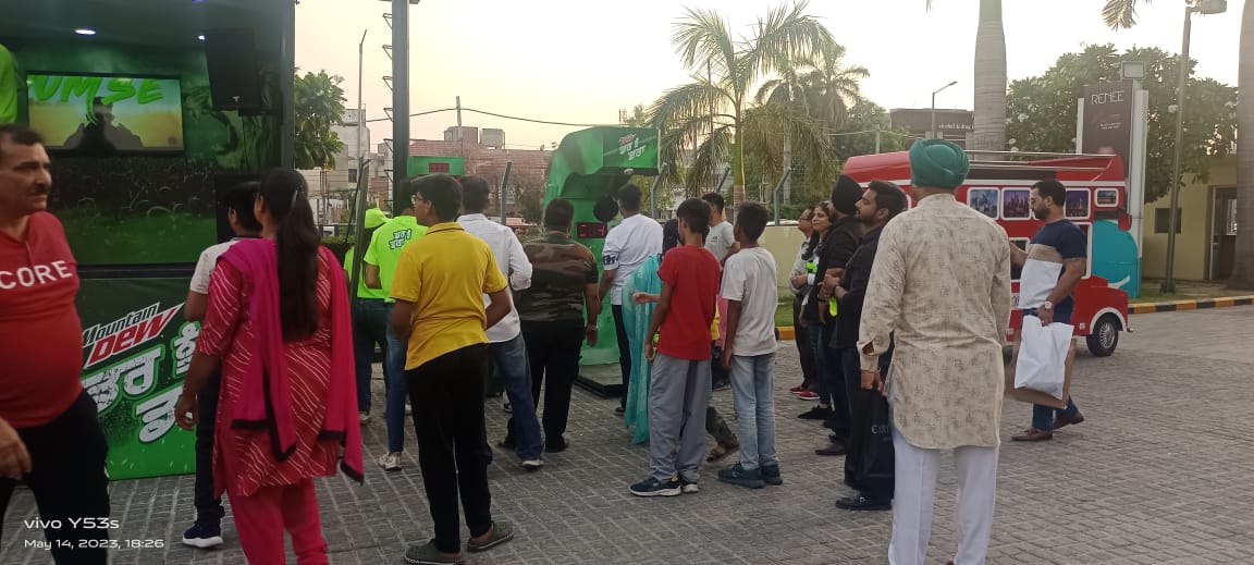 Mountain Dew did exclusive canter activity at VR Ambarsar