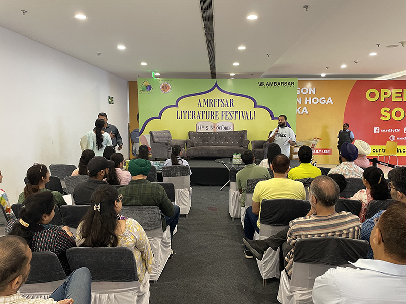 Amritsar Literature Festival (14th Oct - 15th Oct) - VR Ambarsar Punjab Art Initiative 2023