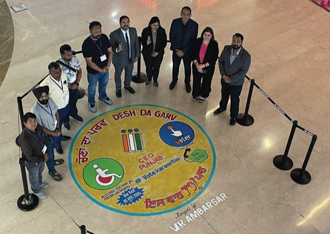 Rangoli Rally (A Creative Call to Vote) (31st May 2024)